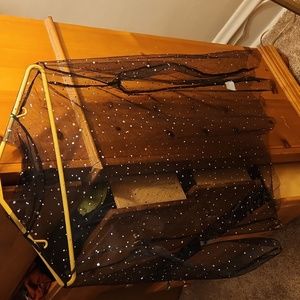 Sheer sequined turtleneck